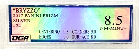 Holographic Label Material from Dynamic Grading Authority - Pick whichever label best fits your card after we Grade your cards