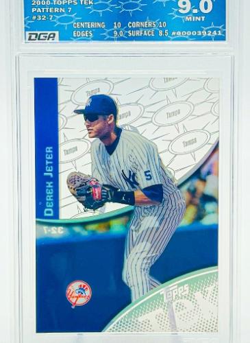 Sports Card Graded by Dynamic Grading Authority - Custom Label - Derek Jeter